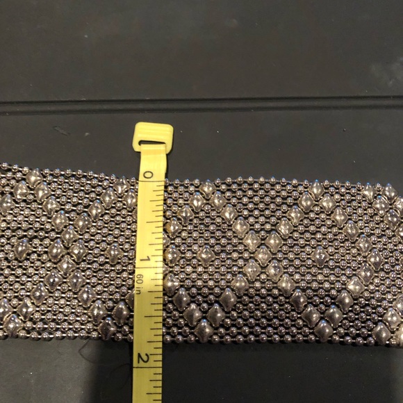 Vintage silver tone bracelet - Picture 4 of 5